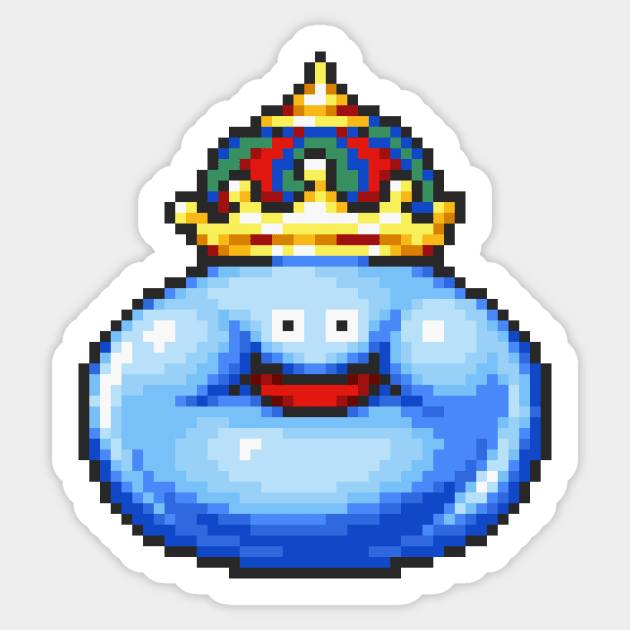 King Slime Sprite Sticker by SpriteGuy95